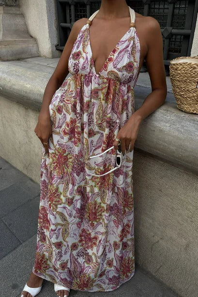 Vestido de gasa Amelia sin espalda