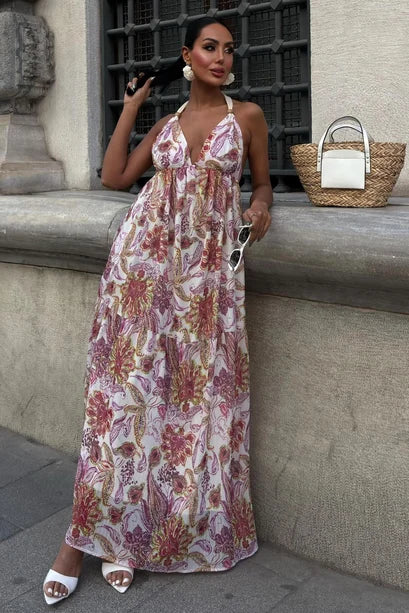 Vestido de gasa Amelia sin espalda