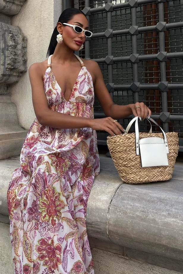 Vestido de gasa Amelia sin espalda
