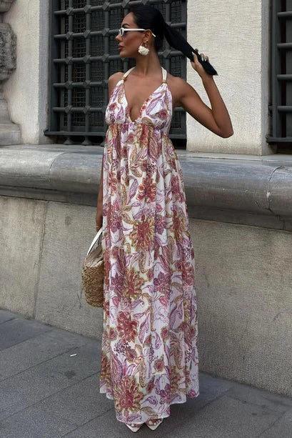 Vestido de gasa Amelia sin espalda