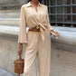 Conjunto de camisa Ayrobin y pantalones de pierna ancha