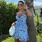 Vestido Cheryl con detalles de lentejuelas doradas