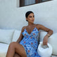 Vestido Cheryl con detalles de lentejuelas doradas