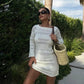 Vestido Mini de Ganchillo Daisy
