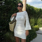Vestido Mini de Ganchillo Daisy