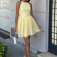 Vestido Mini Tejido Sin Mangas Galezzo