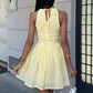 Vestido Mini Tejido Sin Mangas Galezzo