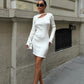 Vestido Mini Lilian con Detalle de Corte