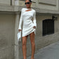 Vestido Mini Lilian con Detalle de Corte