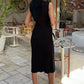 Vestido sin mangas acanalado Ariane