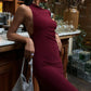 Vestido elegante Alexandrine con detalle de escote