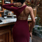 Vestido elegante Alexandrine con detalle de escote